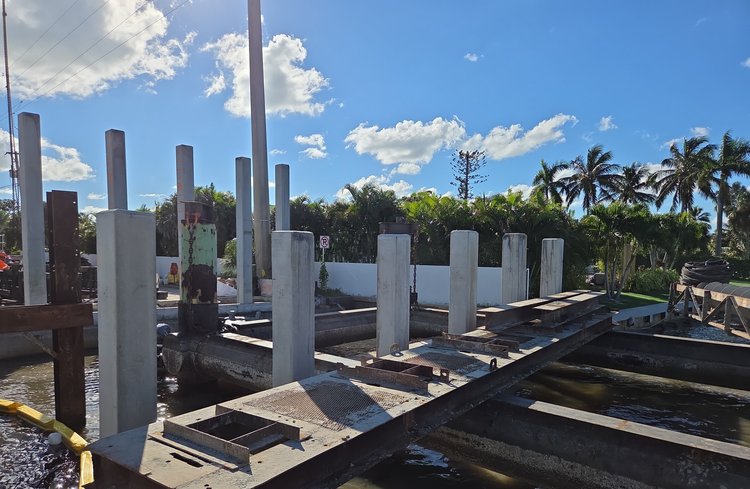 Oct 2025_Pile driving bents 64 and 65