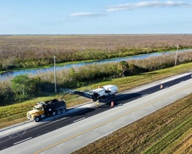 Roadway Milling Operation   Dec. 2024