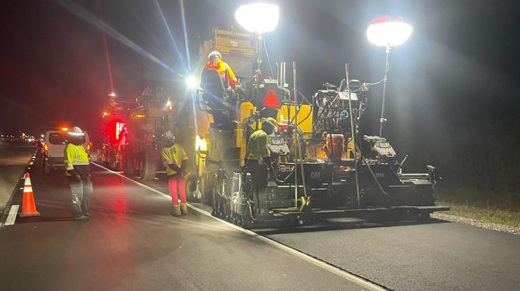 Roadway Shoulder Paving   Dec. 2024