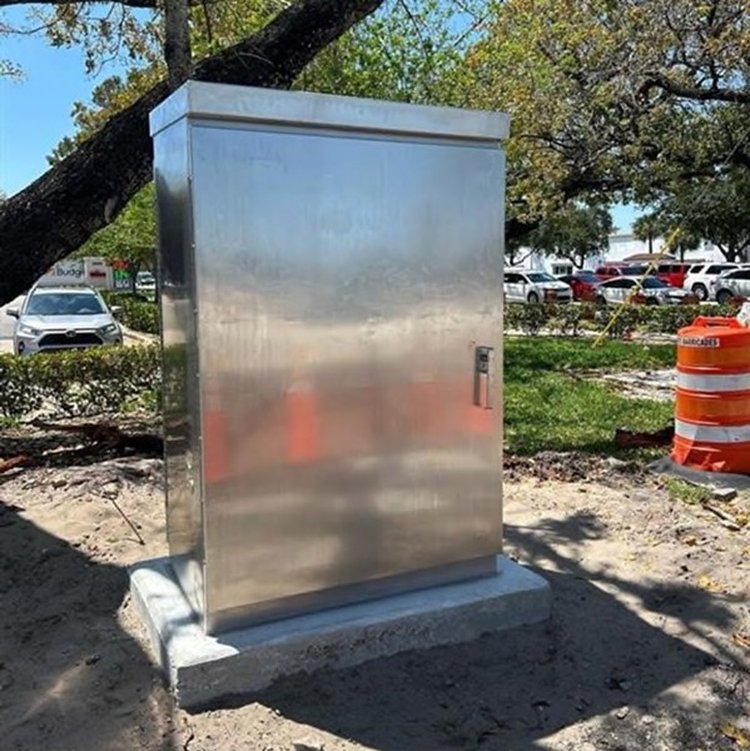Newly installed controller cabinet   April 2025