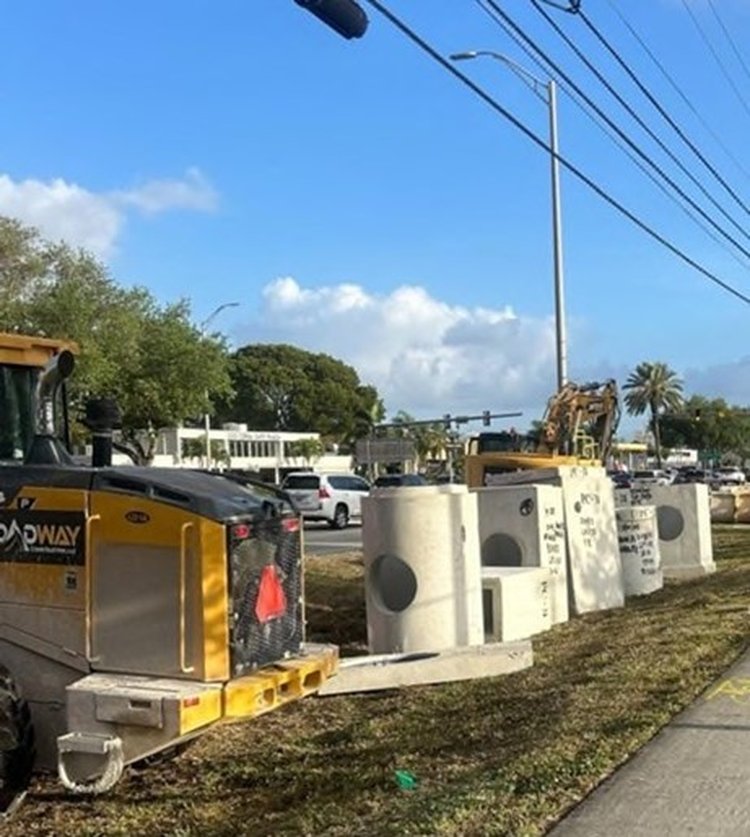 Beginning drainage operations April 2025