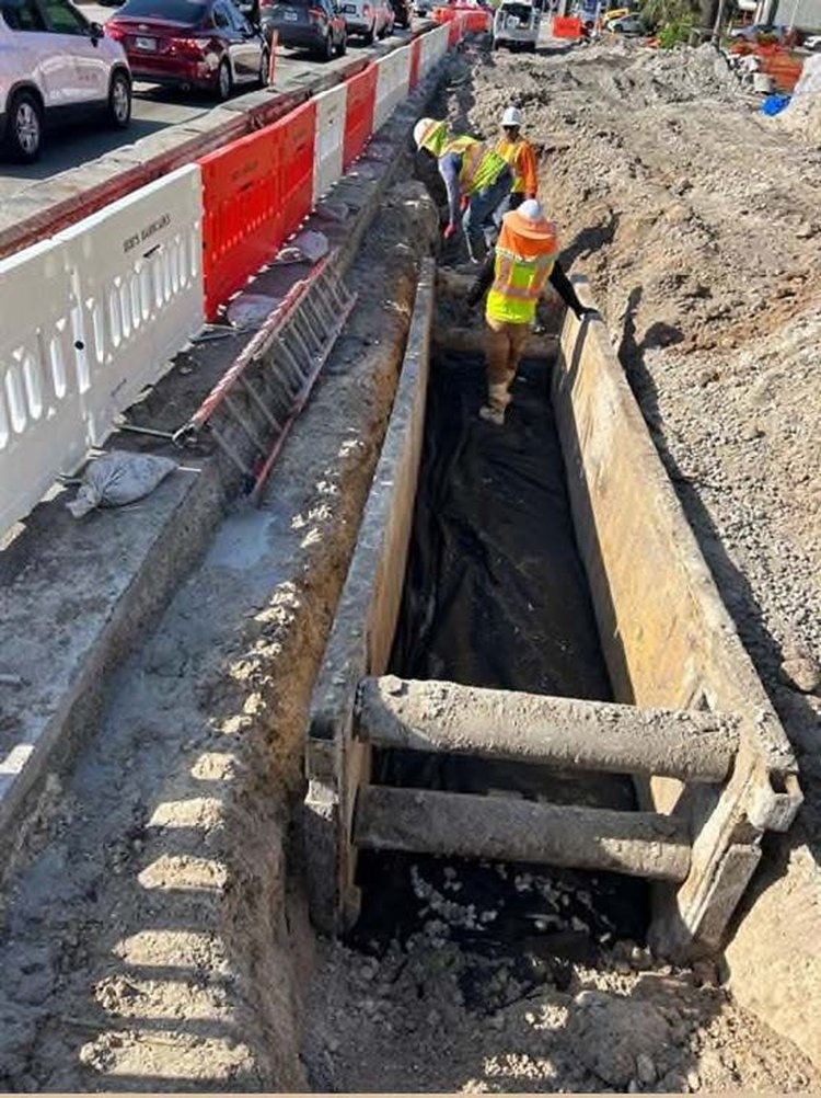 Drainage operations North of SR 7   May 2025