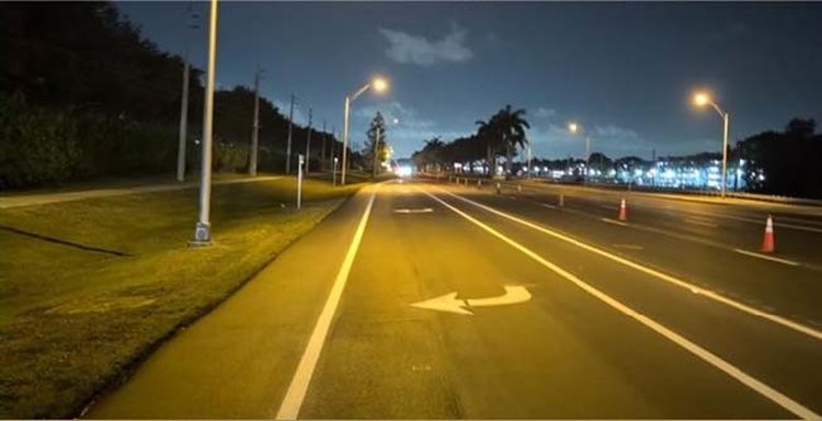 Completed paving East of Flamingo Road and Pembroke Road   May 2025