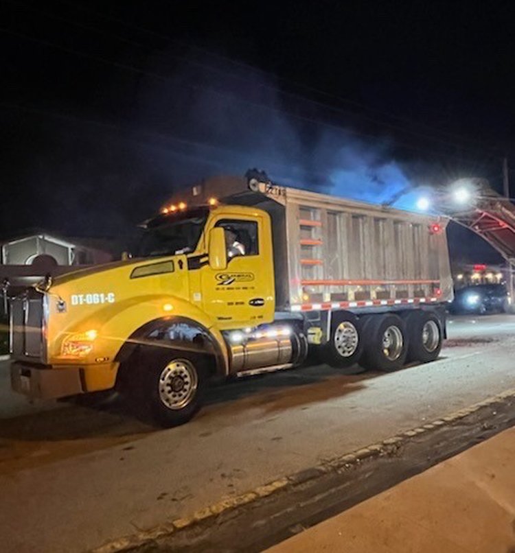 Roadway Paving Operation   April 2025