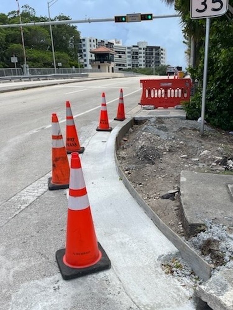 Upgrading of existing curb   June 2025