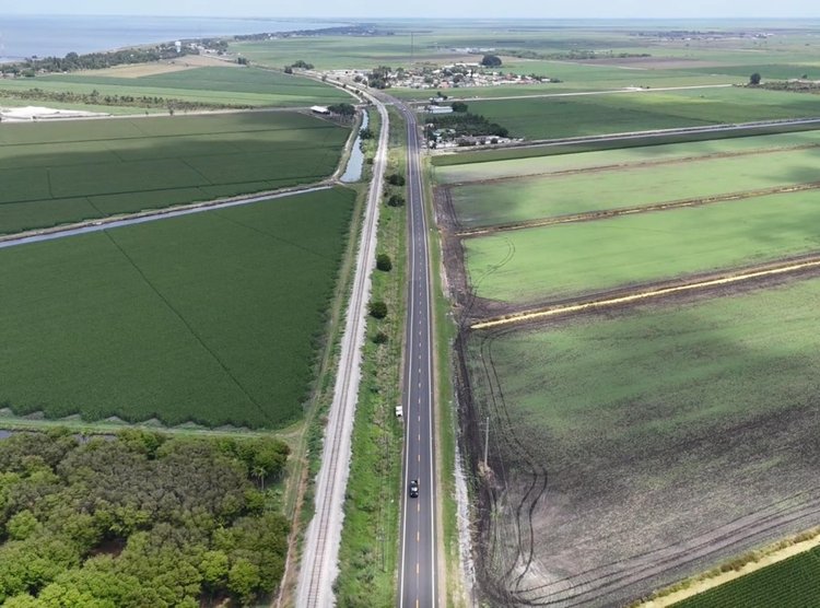 SR 729 ? Permanent Configuration No rth of Larrimore Rd    May 2025