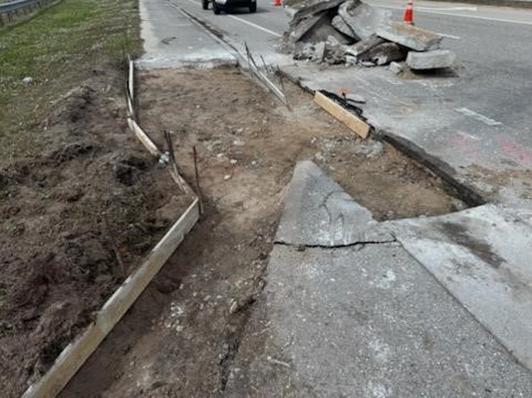 Removal of Existing Concrete b   March 2025