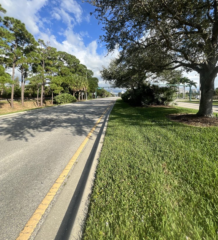 Pre construction SB lanes north of RCA Blvd along Alt A1A