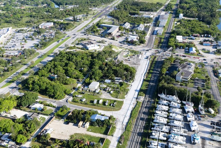 Old Dixie Highway south of A1A  New Sunny Lane Extension, Aug. 2024