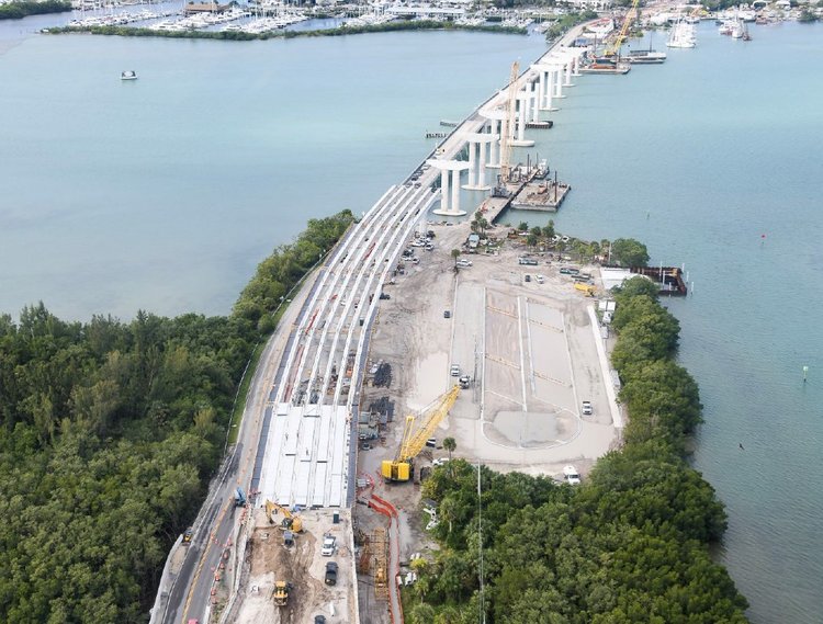 Main Bridge looking west, March 2025