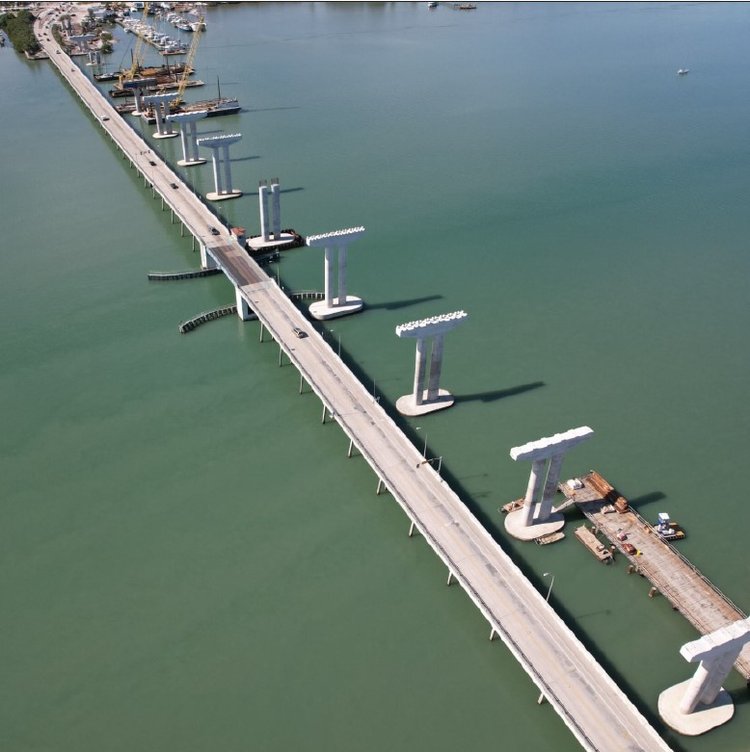 Main Bridge substructure, Feb. 2025